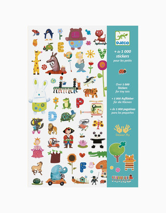 1000 Autocollants pour Enfant Djeco 3A+