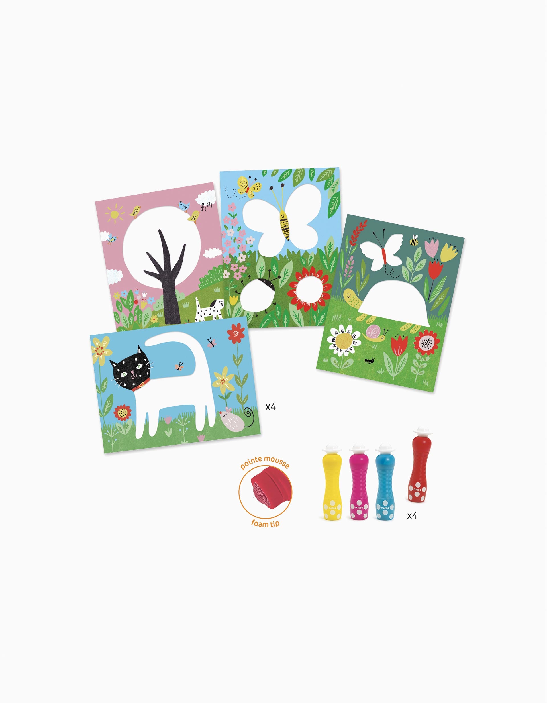 Set de Peinture à Pois Djeco 18M+