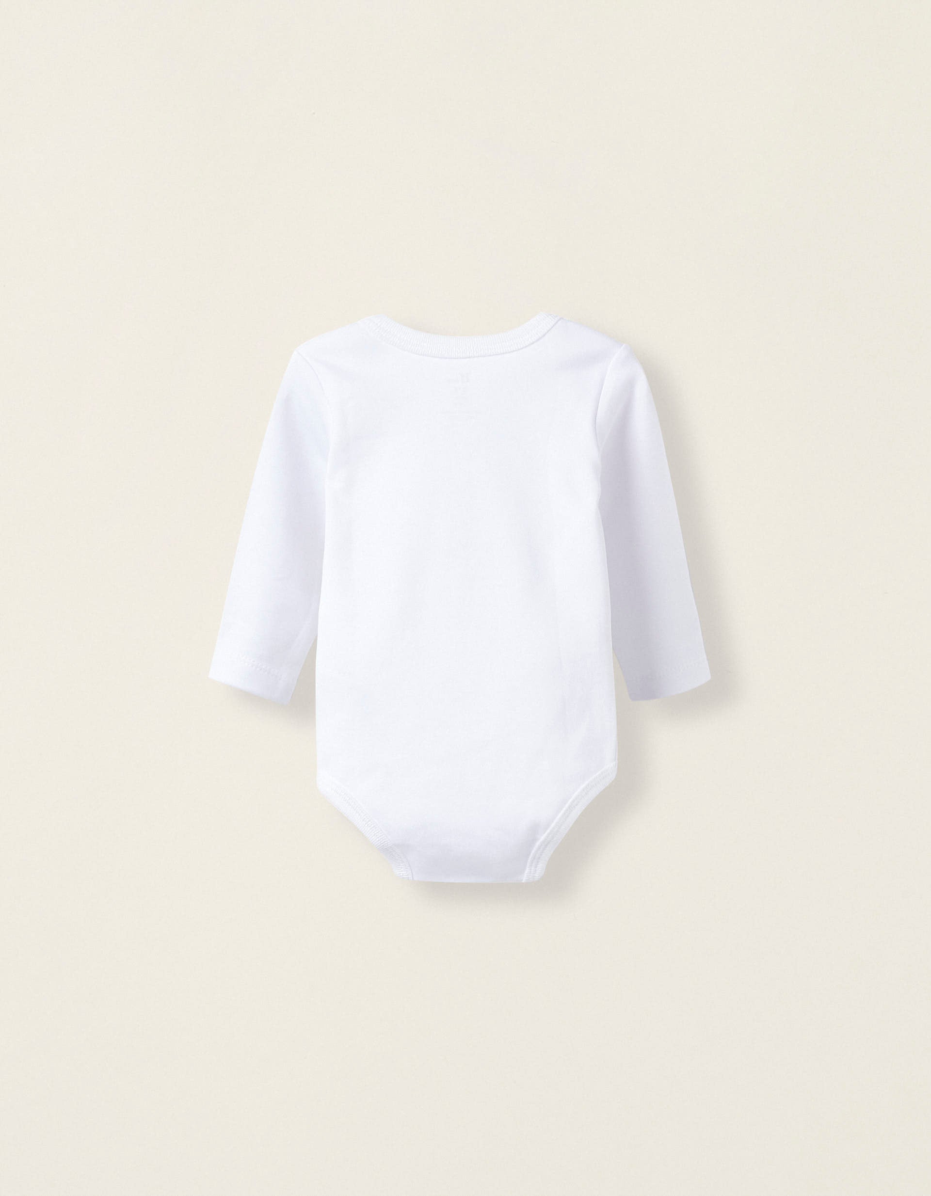 Pack of 5 Long Sleeve Bodysuits for Baby and Newborns, White