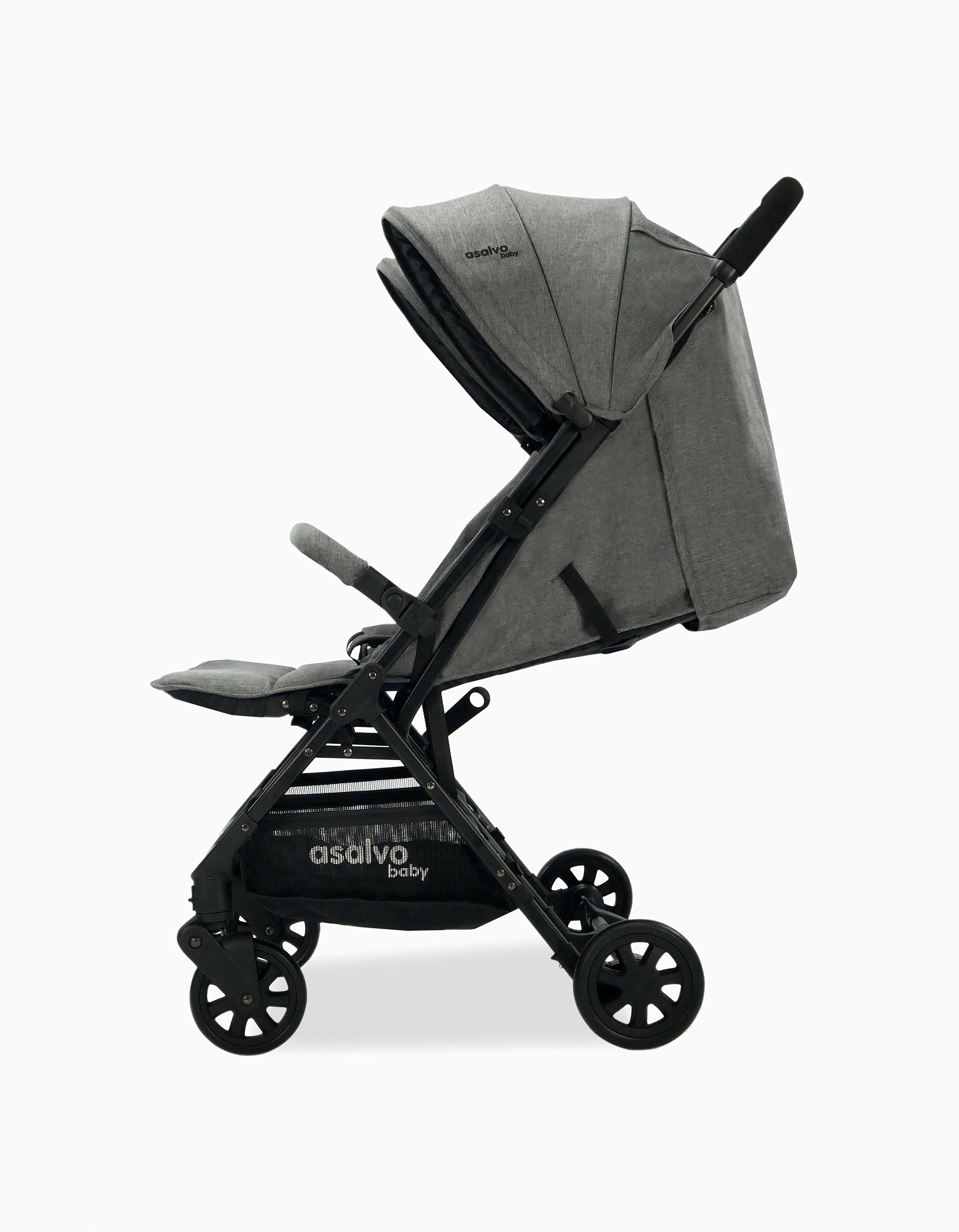 Twin Stroller Twins Henry Grey Asalvo