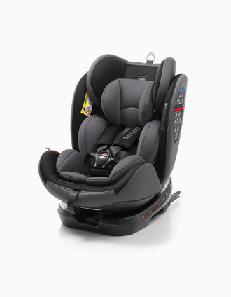 Silla de Coche Gr 0/1/2/3 Biro D Fix Isofix Gris Babyauto