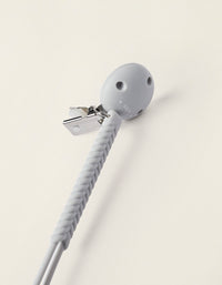 Prende Chupeta Silicone Grey Saro