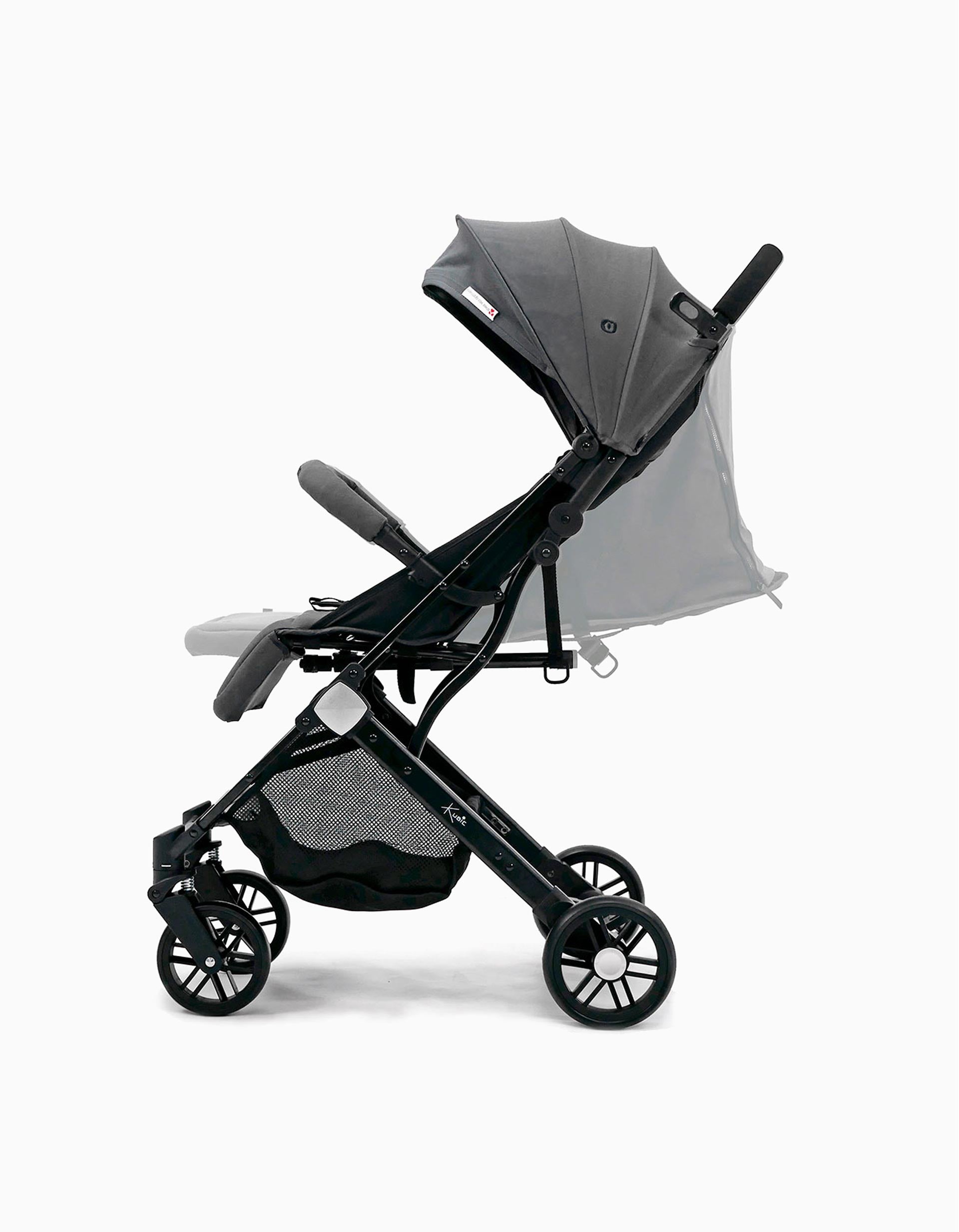 Umbrella Stroller Kubic Gris Asalvo