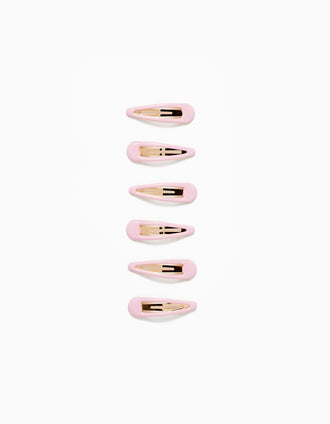 Pack 6 Ganchos para Bebé e Menina, Rosa