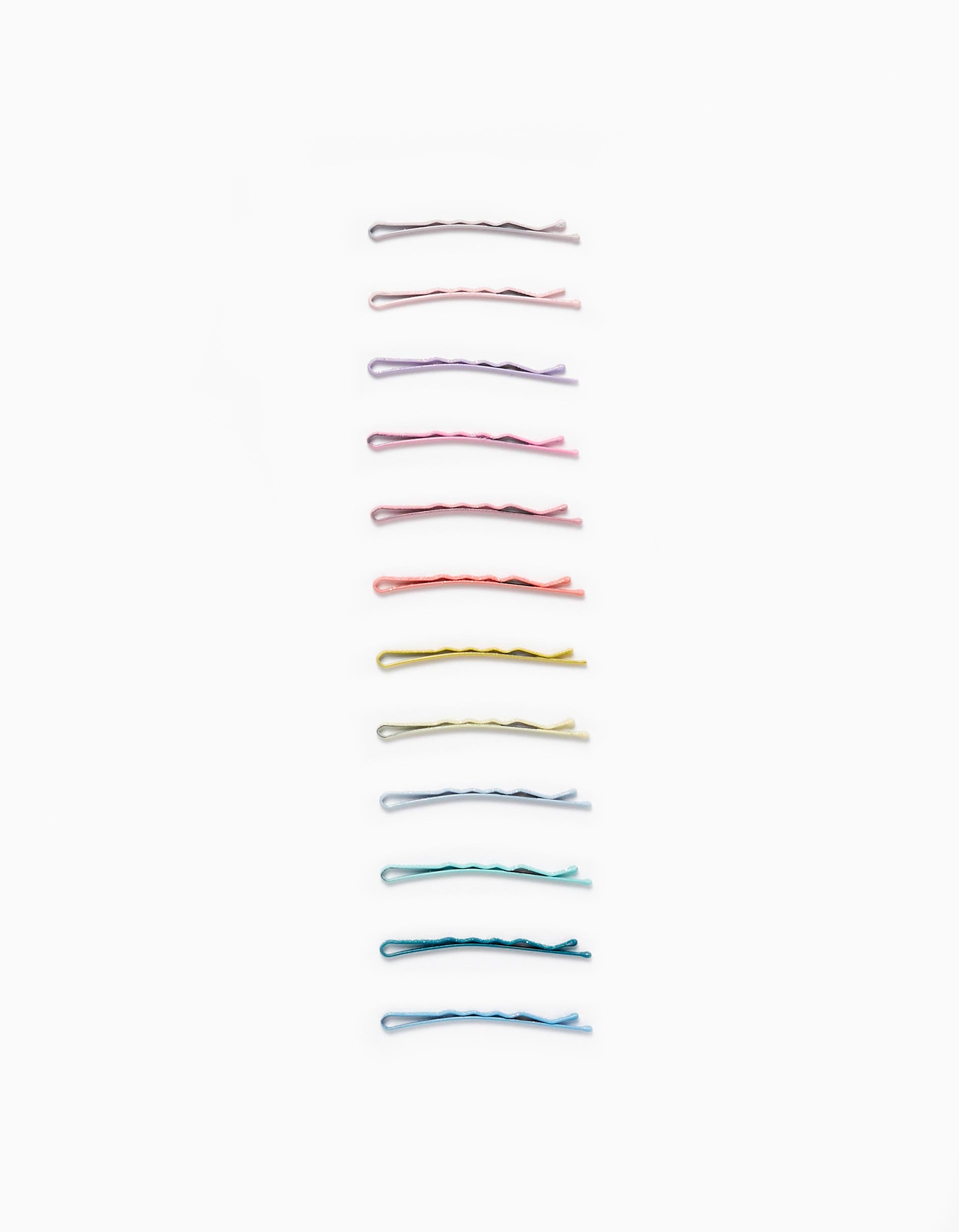 12-Pack Hair Pins for Babies and Girls, Multicoloured