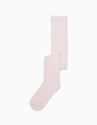 Collants de Malha Anti-Borboto Para Menina, Rosa
