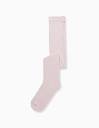 Collants en maille anti-bouloches pour fille, Rose