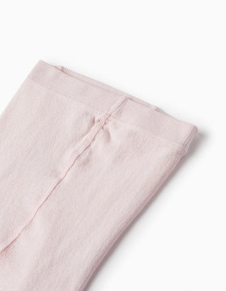 Collants de Malha Anti-Borboto Para Menina, Rosa