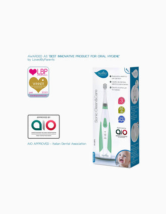 Escova De Dentes Eléctrica C/ Peças Verde Nuvita 3M+