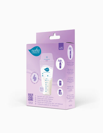 25 Bolsas para Almacenar Leche Materna Nuvita 180Ml