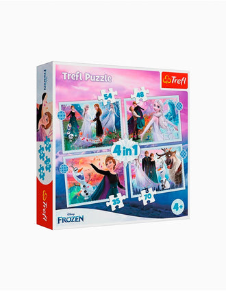 4 in 1 Puzzle Frozen Magic In The Forest Trefl 4A+