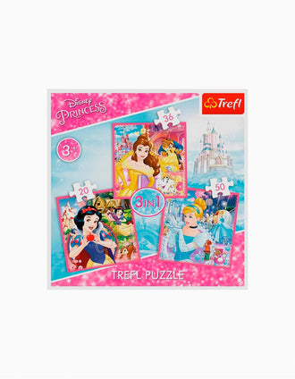 3 in 1 Puzzle Princess Trefl 3A+