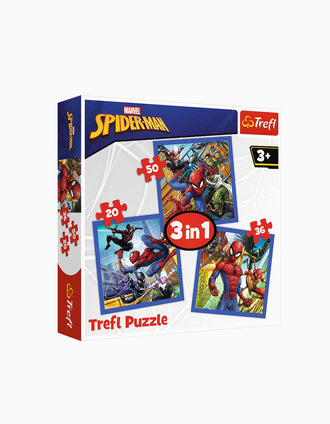 3 in 1 Puzzle Spiderman Trefl 3A+