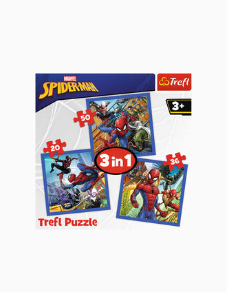 3 in 1 Puzzle Spiderman Trefl 3A+