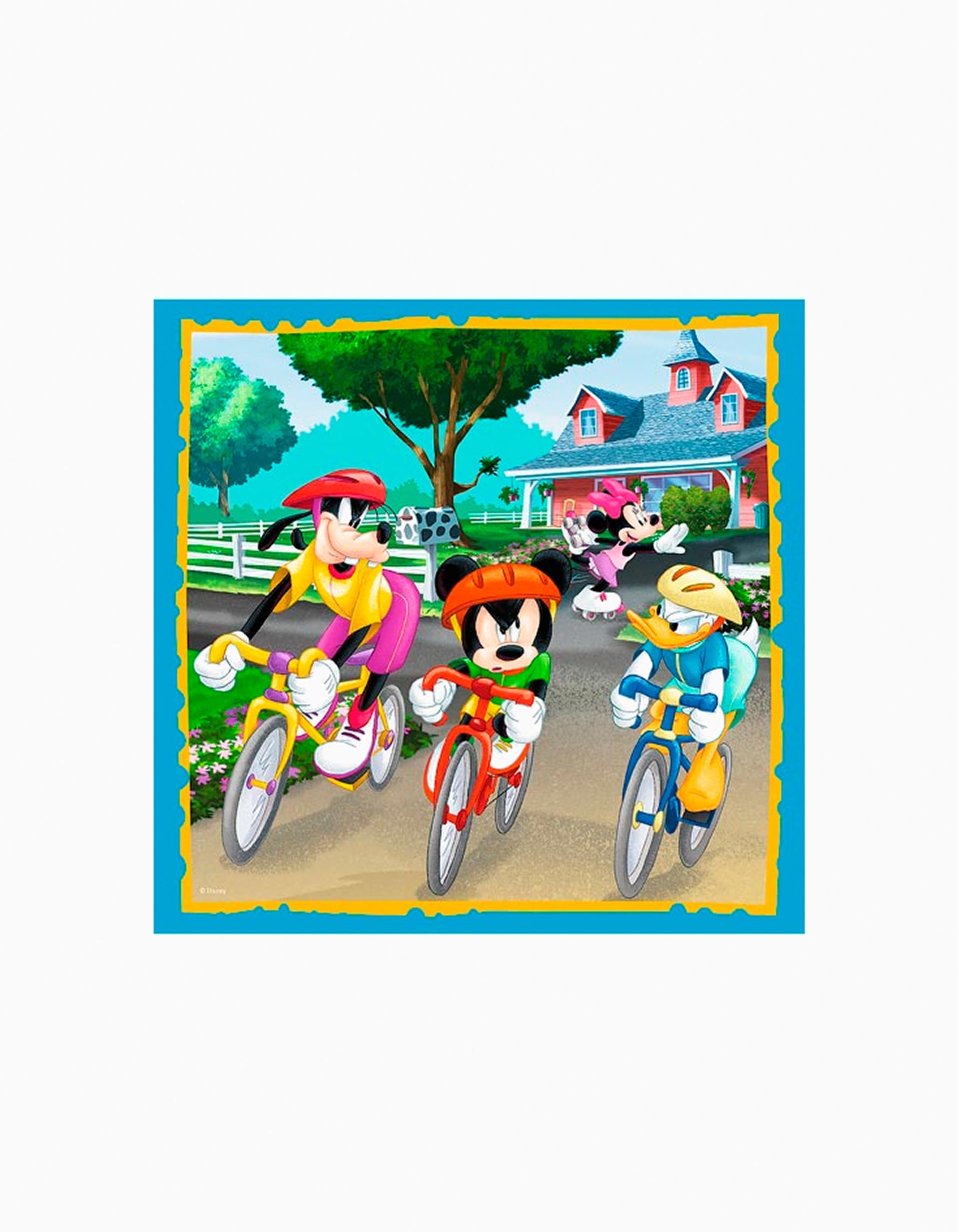 Puzle 3 en 1 Mickey & Friends Trefl 3A+