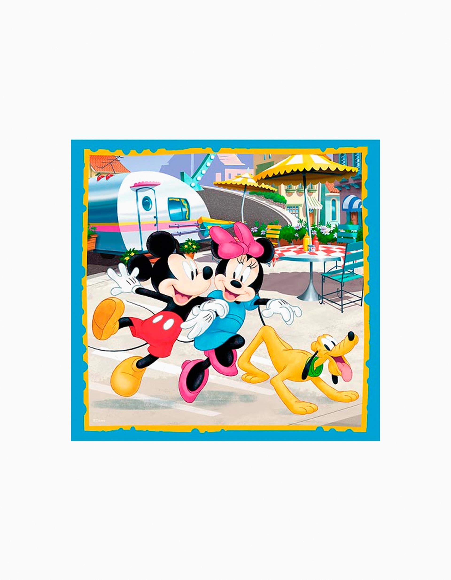 Puzle 3 en 1 Mickey & Friends Trefl 3A+