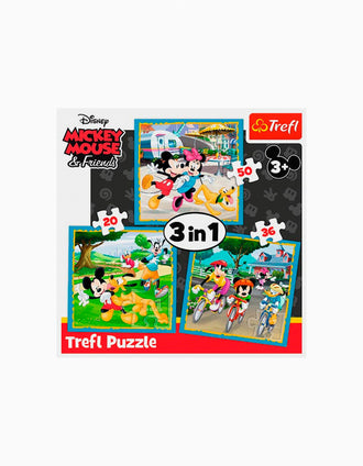 3 in 1 Puzzle Mickey & Friends Trefl 3A+