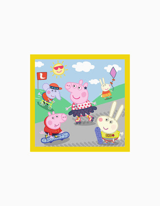 3 in 1 Puzzle Peppa Pig Happy Days Trefl 3A+