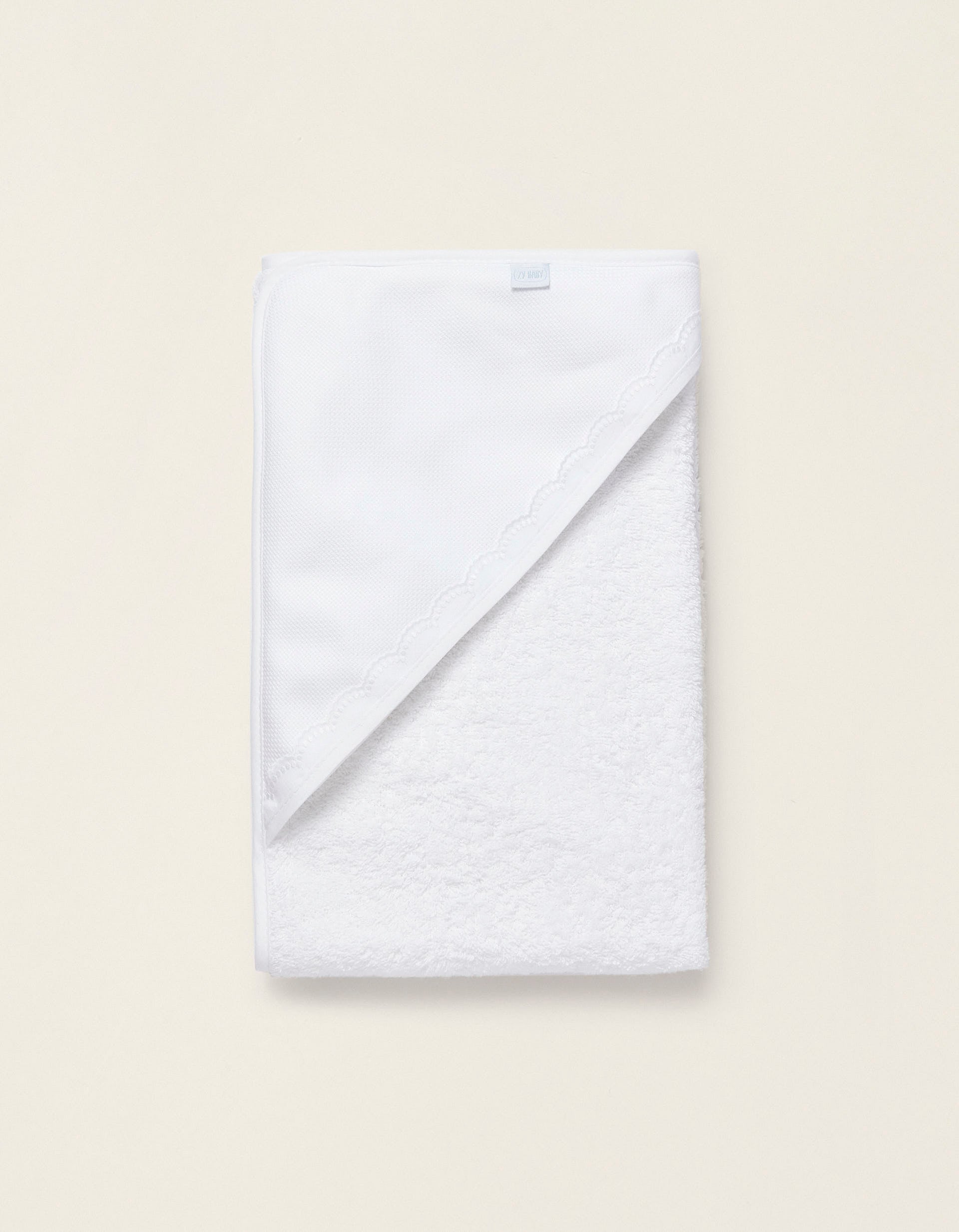 White Bath Towel To Embroider ZY Baby