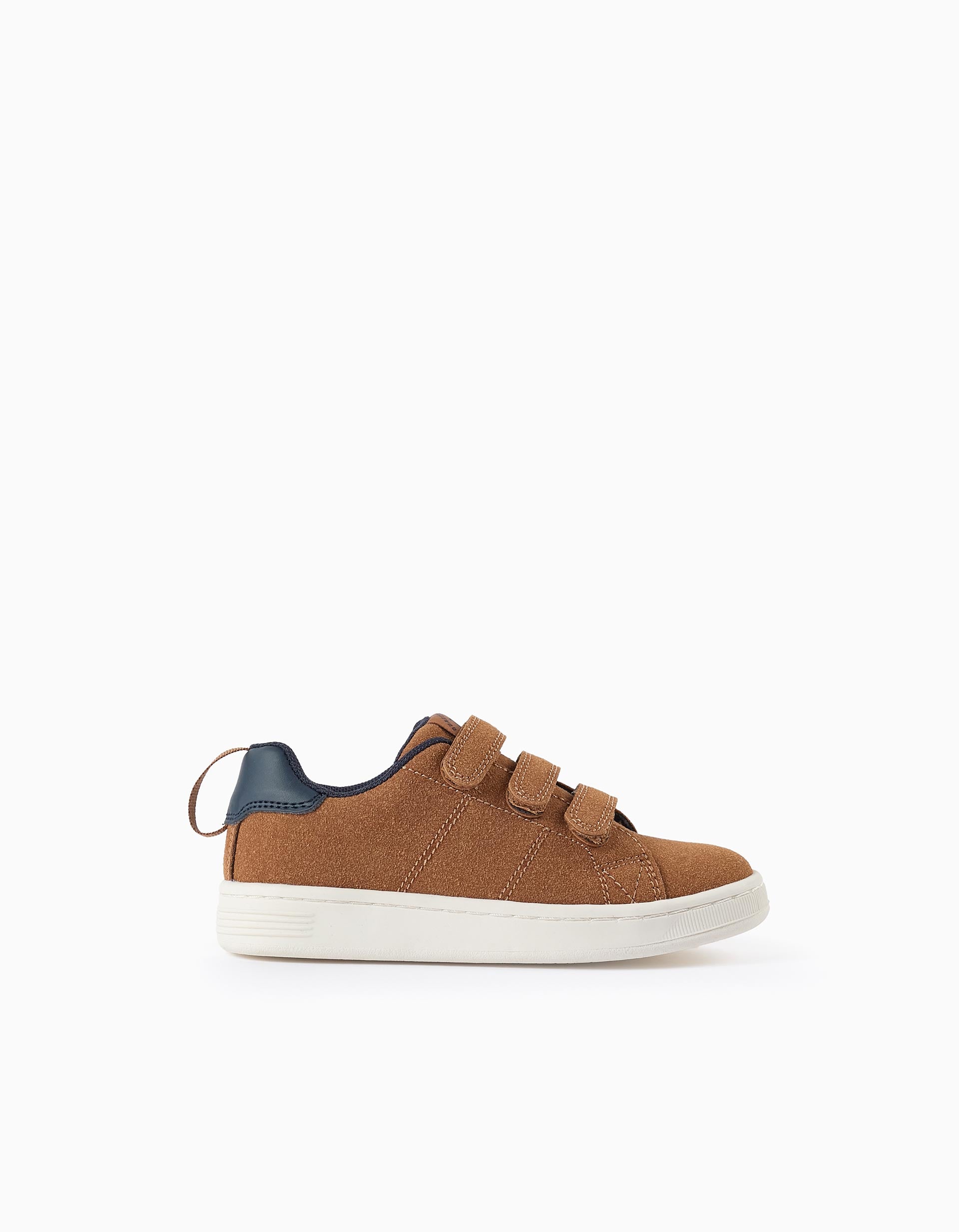 Suede Trainers for Boys 'ZY 1996', Dark Camel