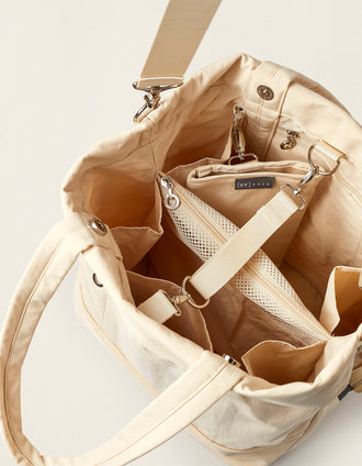 Sac de promenade urbain beige Zy Safe