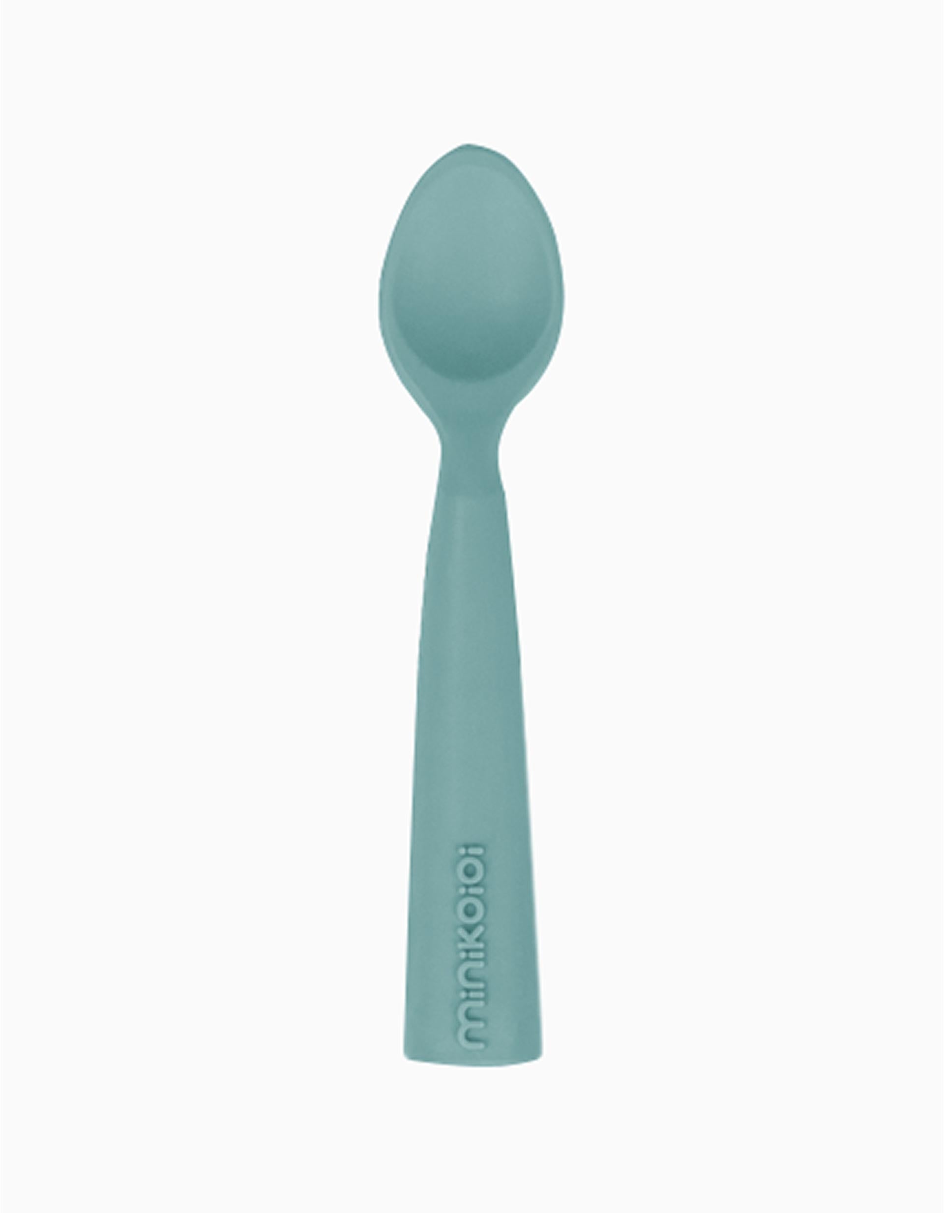 Silicone Spoon Green Minikoioi 6M+