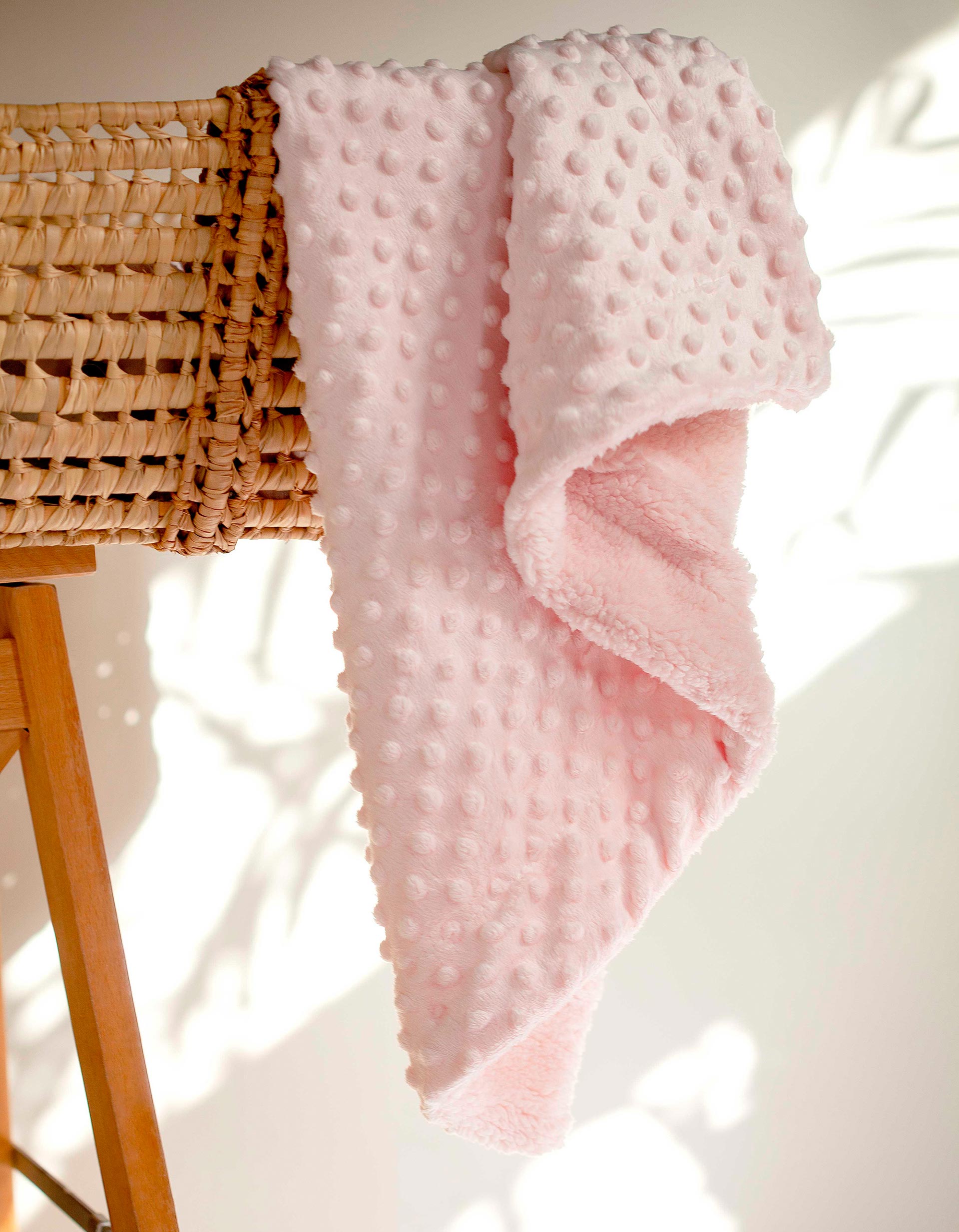 Manta Dupla Face Pink Interbaby