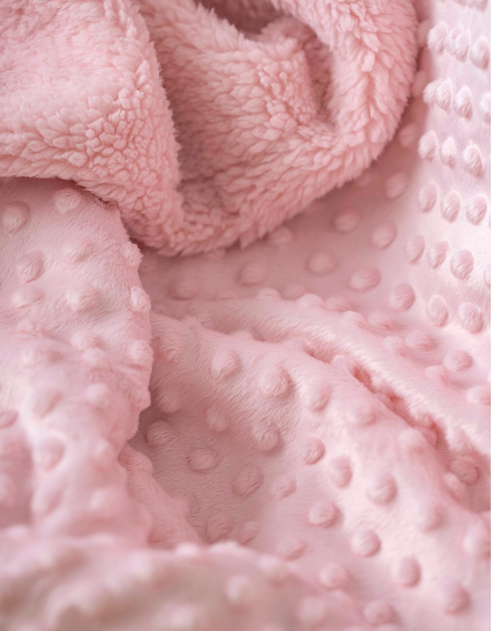 Manta Dupla Face Pink Interbaby