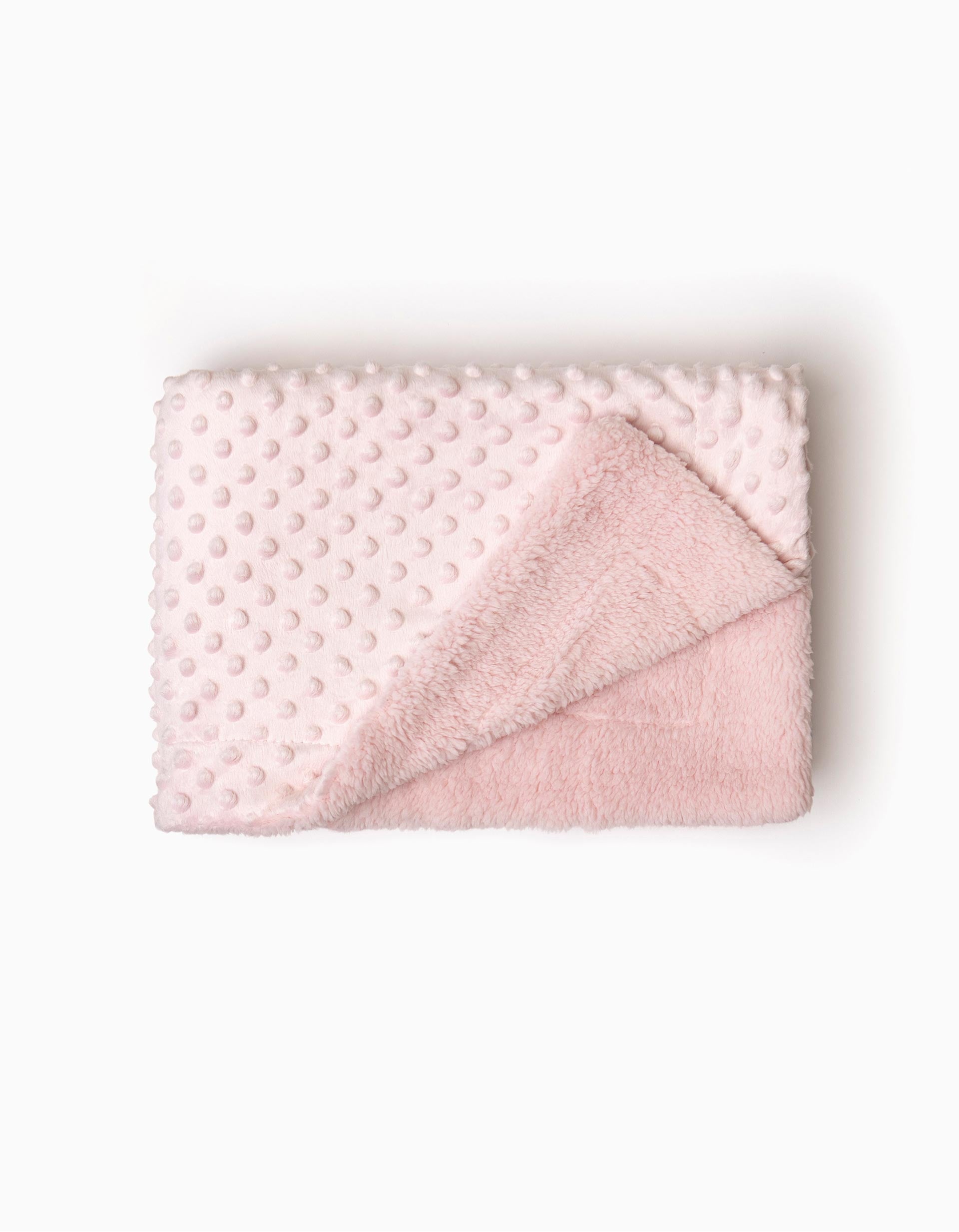 Manta Dupla Face Pink Interbaby