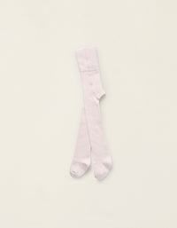 Collants Cintura Alta para Recém-Nascida, Rosa-Claro