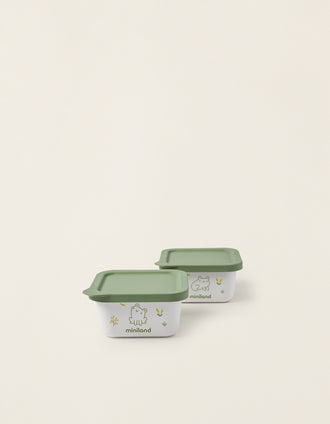Pack De 2 Recipientes Natur Frog 400ml Miniland