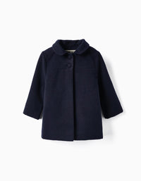 Manteau pour Bébé Fille, Bleu Foncé