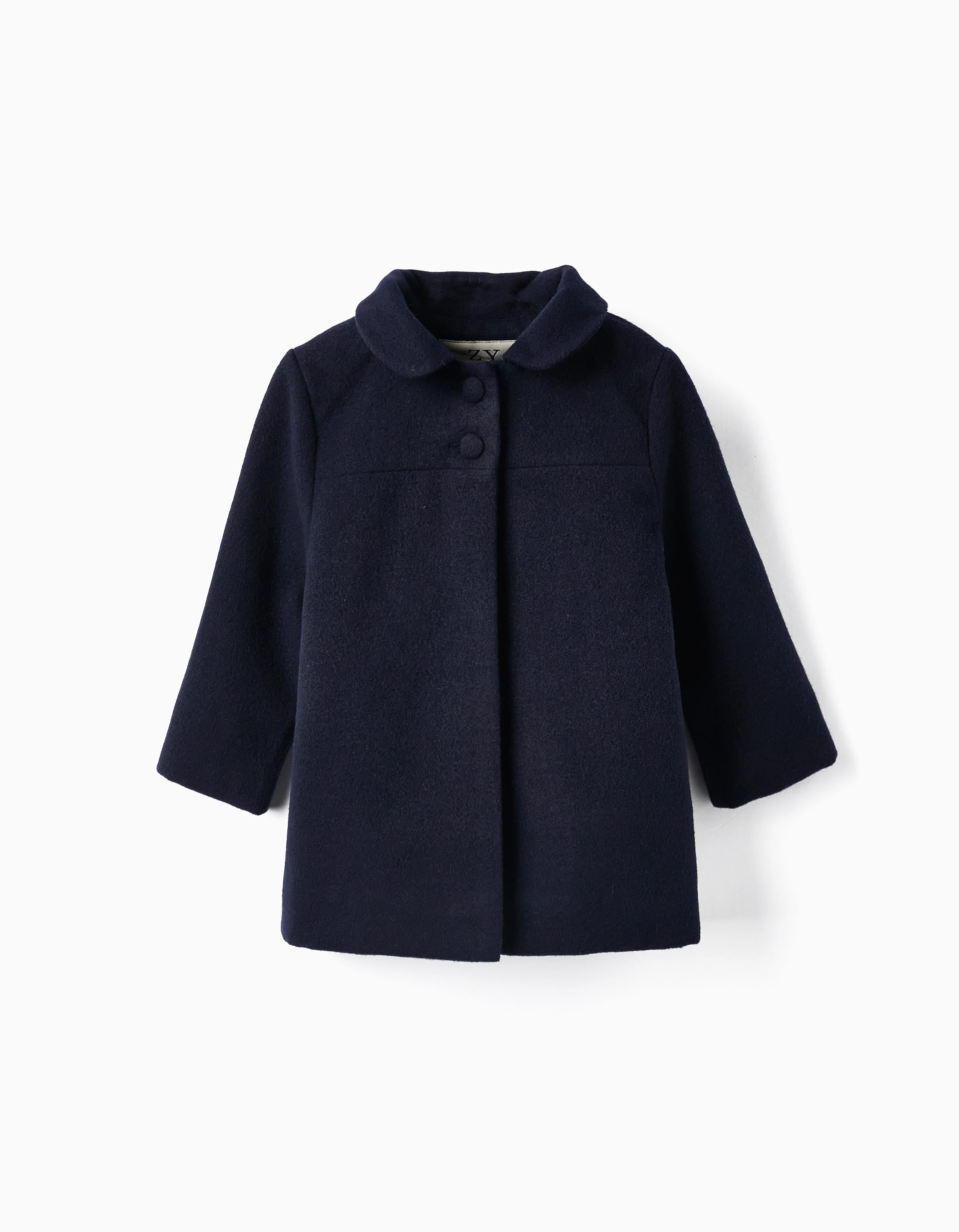 Coat for Baby Girls, Dark Blue