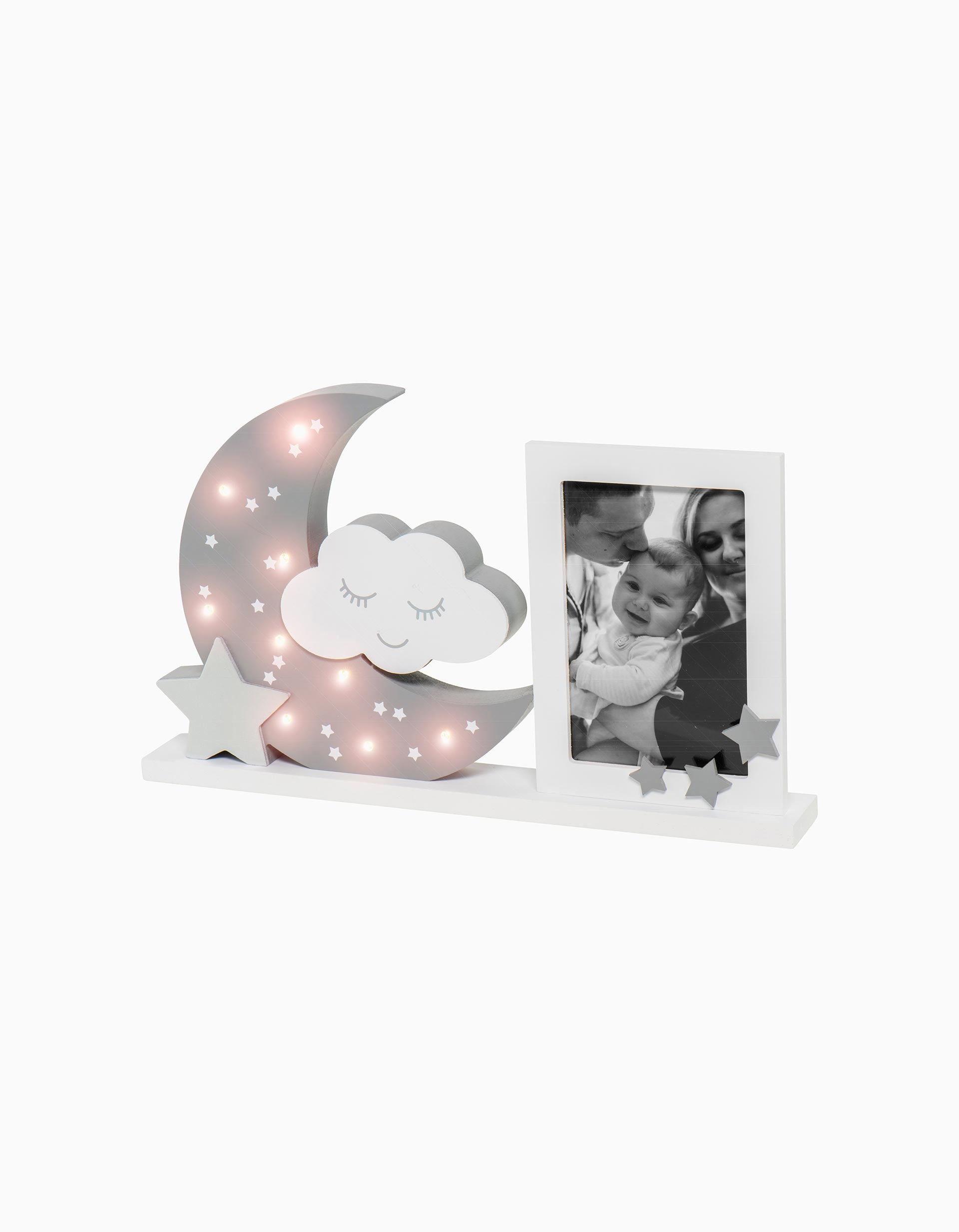 Moonlight Frame Photo & Night Light Misty Olive Dooky