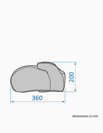 Siège Auto Rehausseur Bebe Confort Sleeve I-Safe, Full Grey