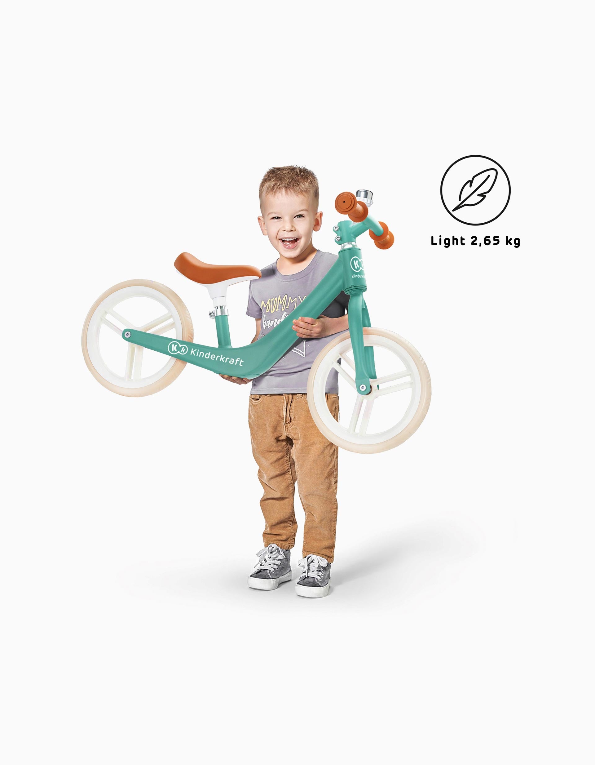 Bicicleta De Aprendizagem Fly Plus Midnight Green Kinderkraft 36M+