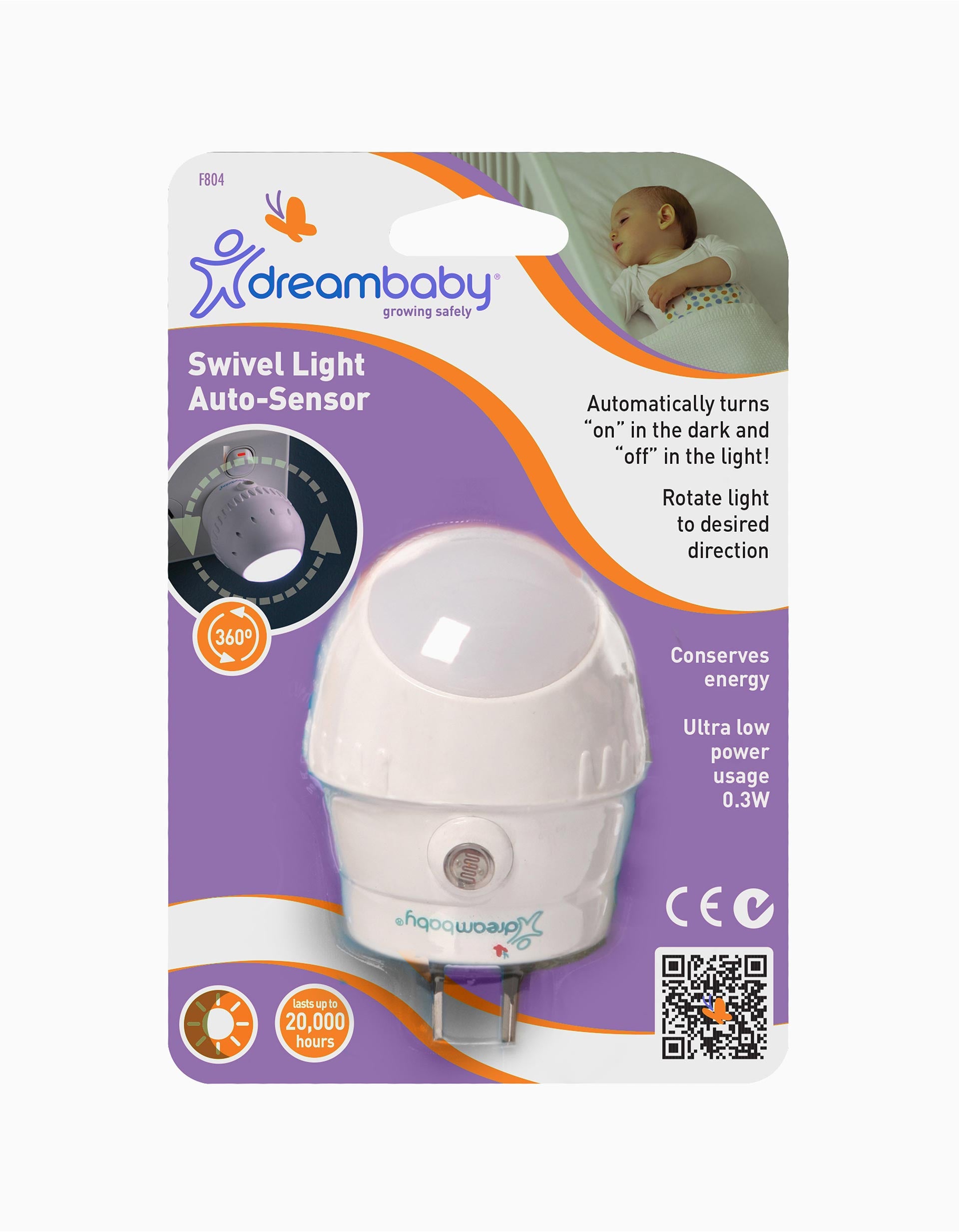 Luz De Presença Giratória Led Dreambaby