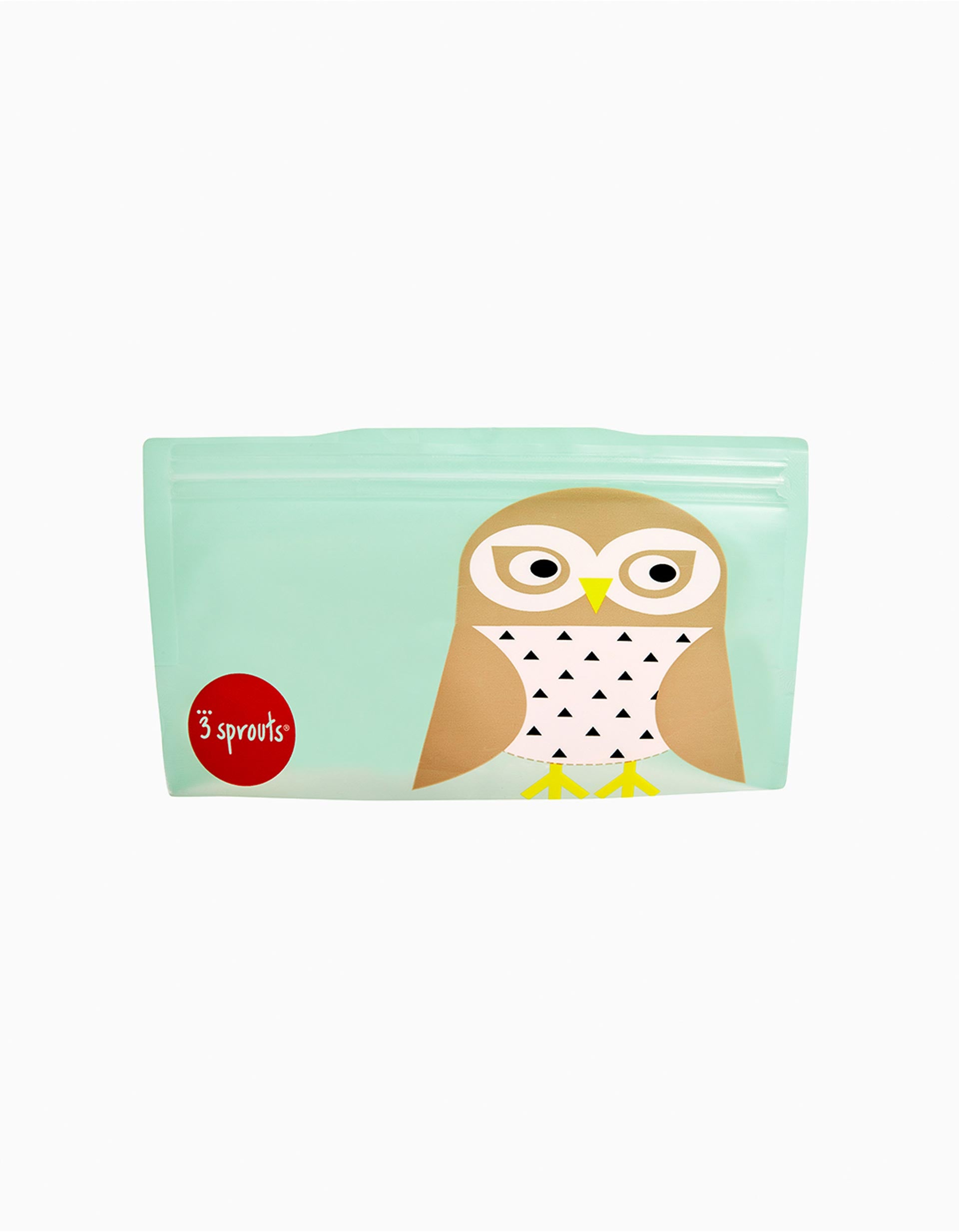 2 Sacos De Lanche Reutilizáveis Owl 3Sprouts