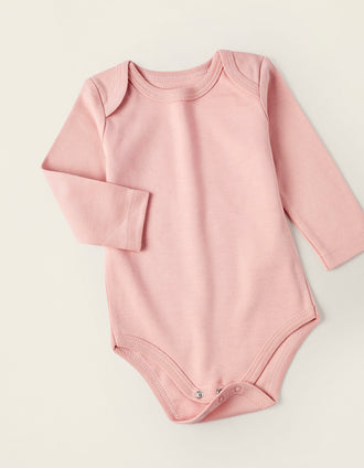 Pack 4 Bodies para Bebé e Recém-Nascida 'Birds', Branco/Rosa