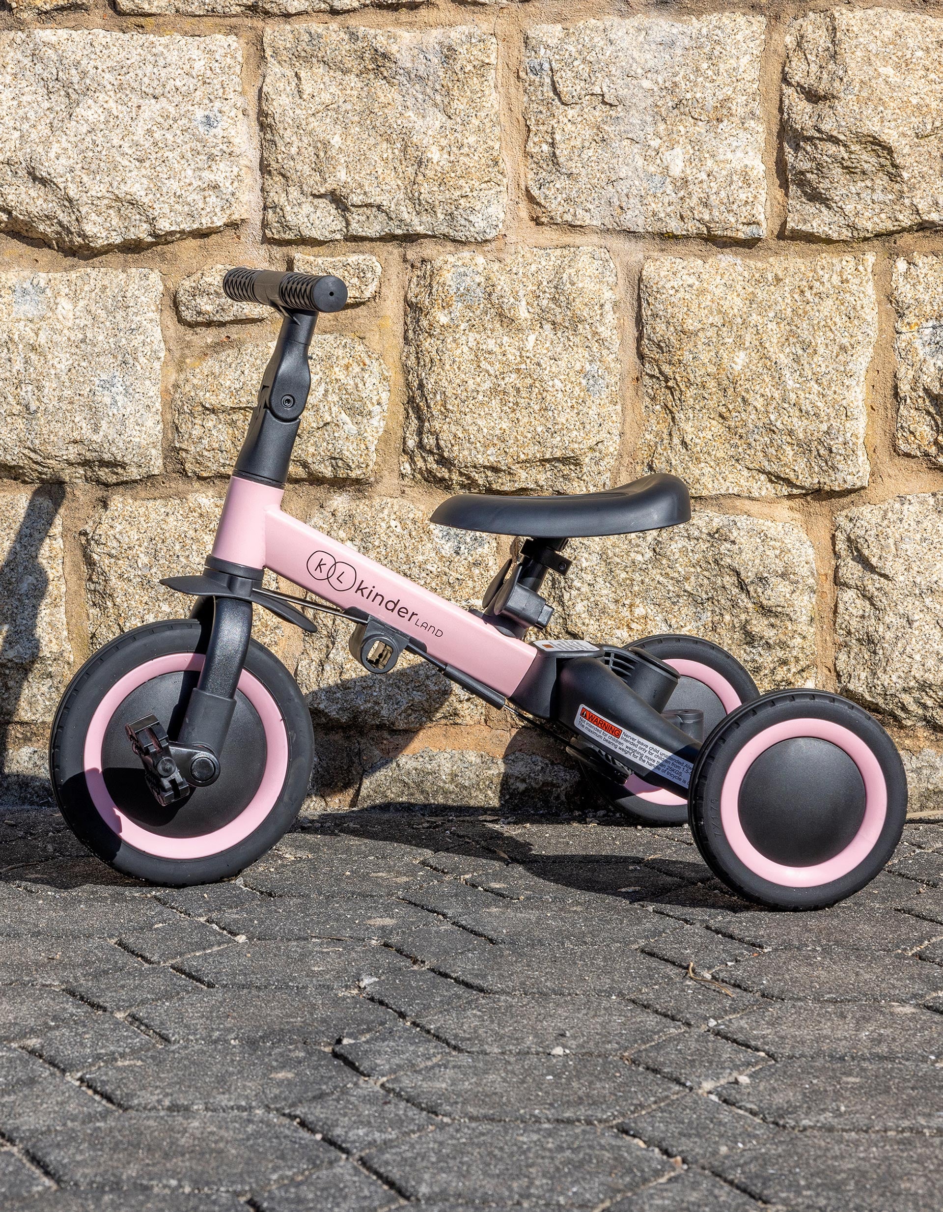 Evolutive Bicycle 4 In 1 Sweet Pink Kinderland 18M+