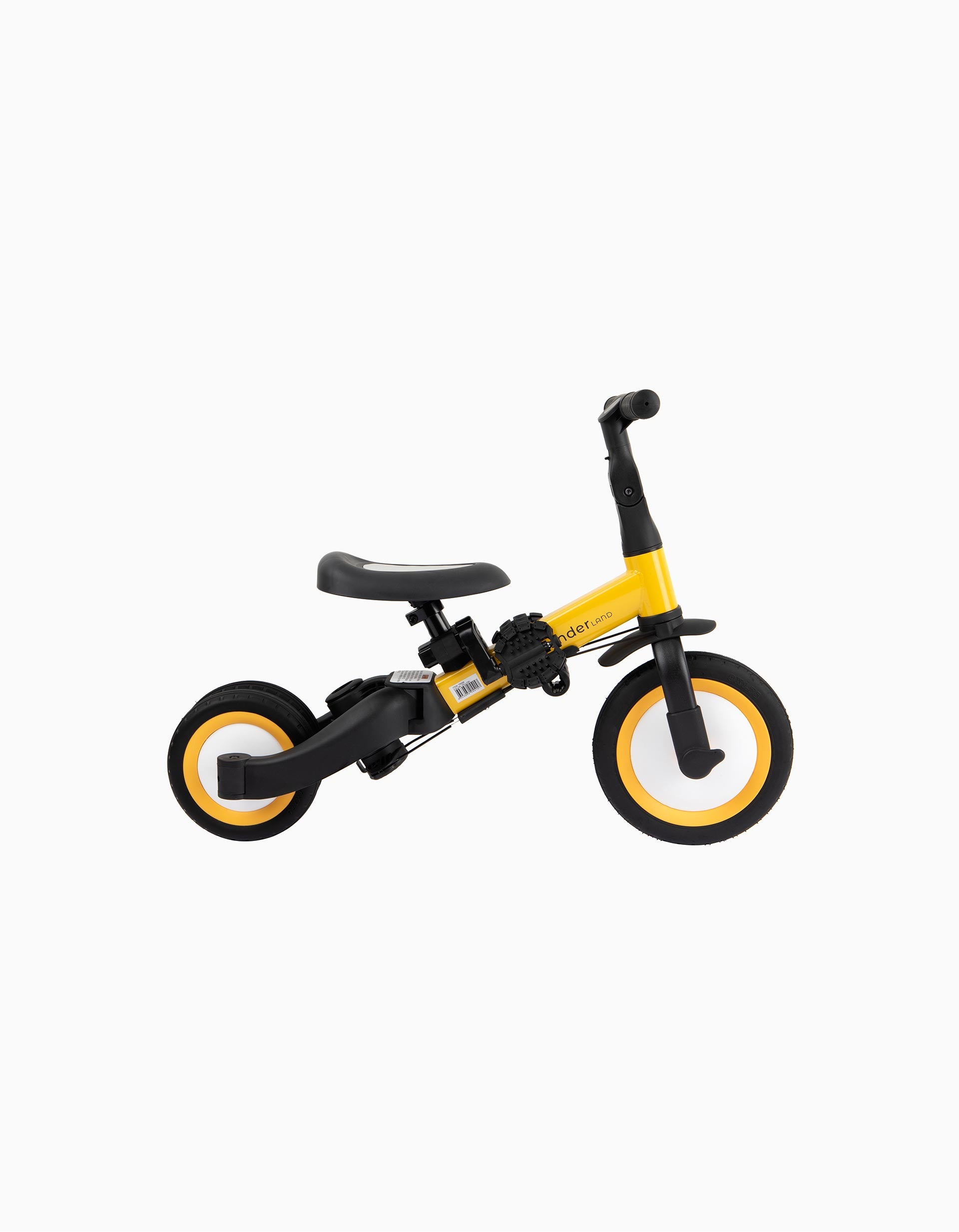 Evolutive Bicycle 4 In 1 Blazing Yellow Kinderland 18M+