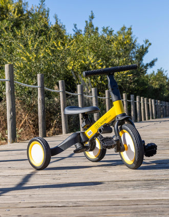 Bicicleta Evolutiva 4 en 1 Blazing Yellow Kinderland 18M+