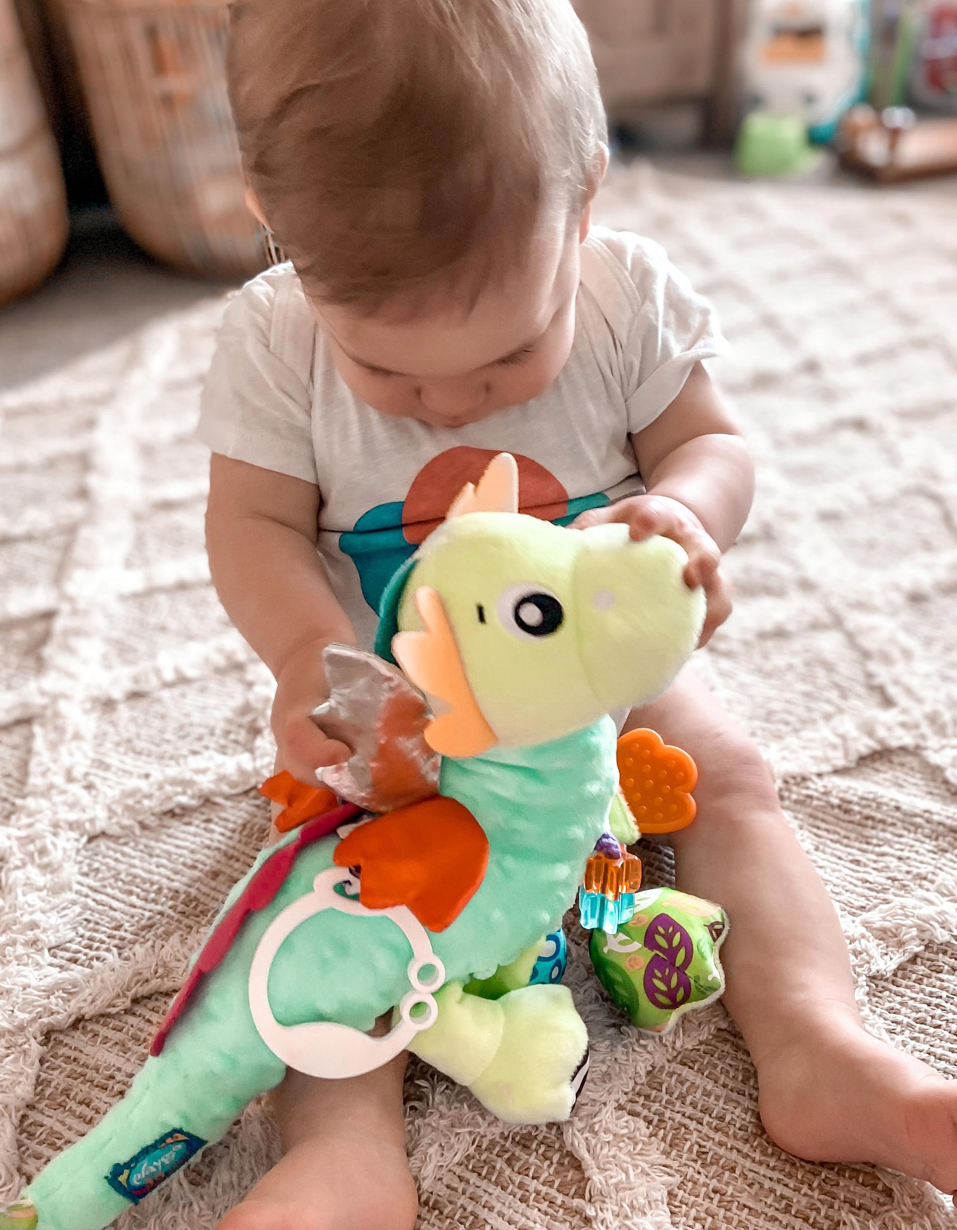 Brinquedo Sensorial Friend Dusty Dragon Playgro 0M+