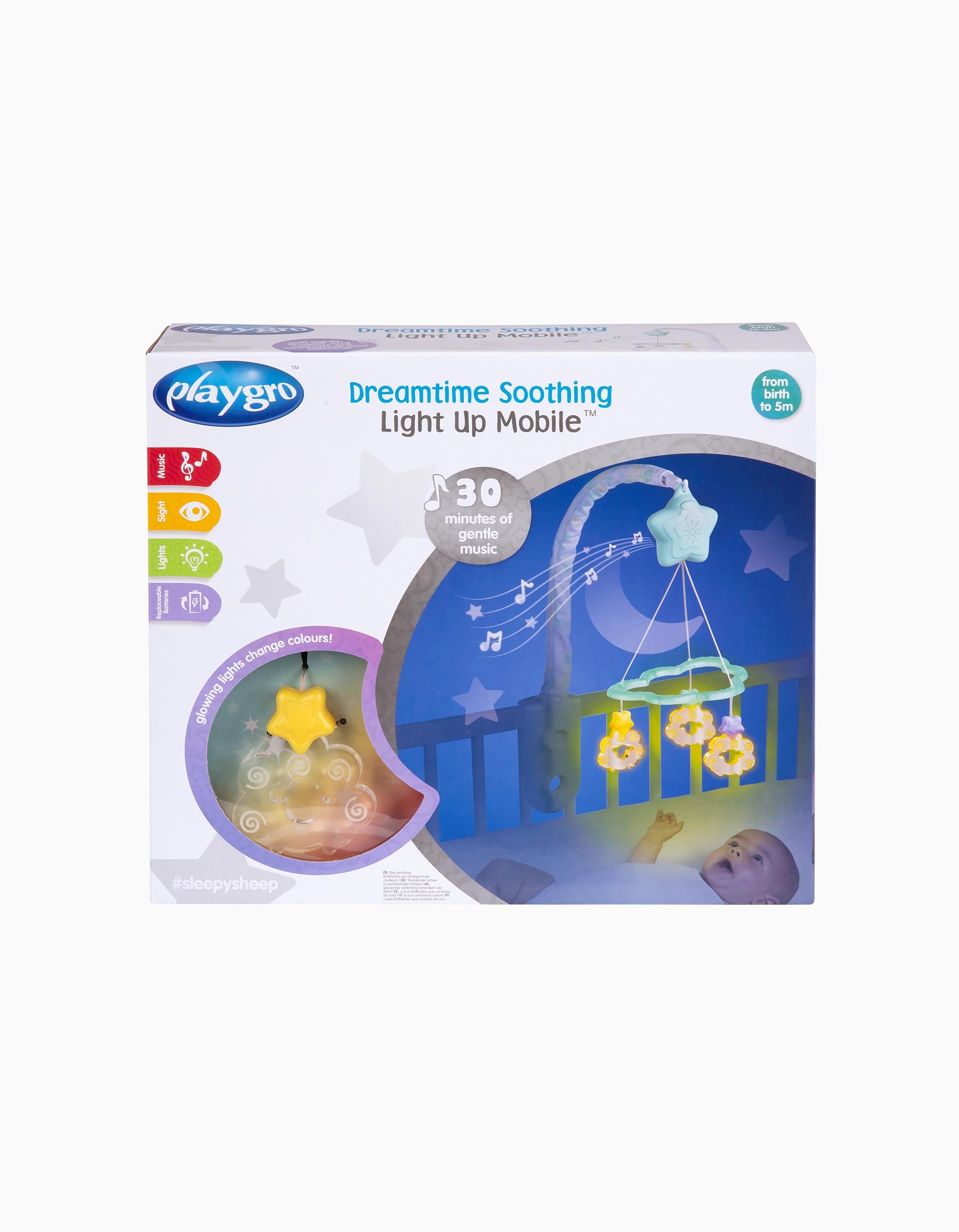 Mobile Soothing Light Up Playgro 0M+