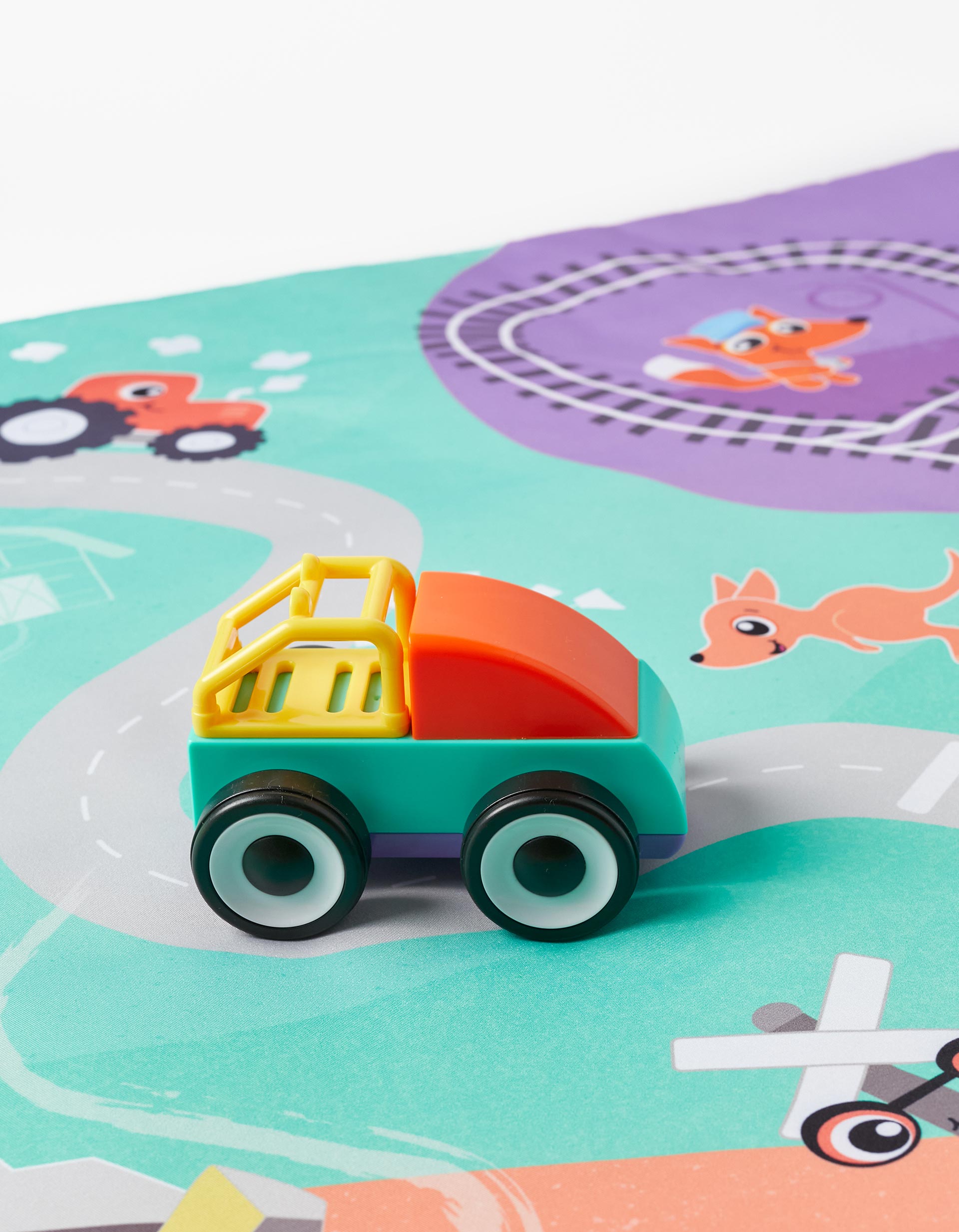 Tapete De Atividade Reversível Jumbo Mat City To Country Playgro 12M+