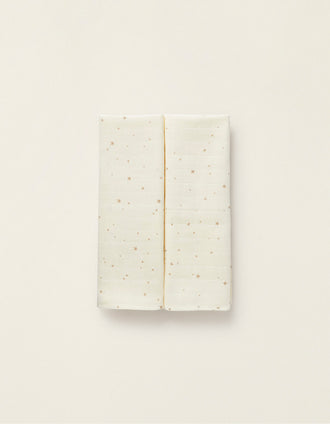 Lot 2 Couches Mousseline 70X70Cm Sky Gloop!