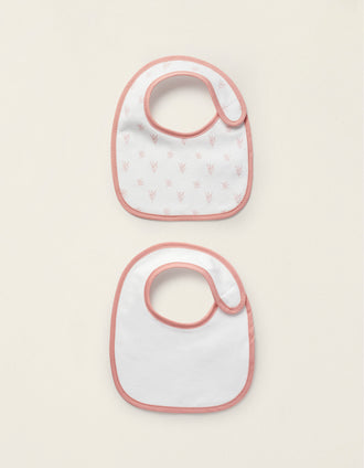 2 Babetes Newborn Rosa/Branco Zy Baby