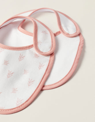 2 Babetes Newborn Rosa/Branco Zy Baby