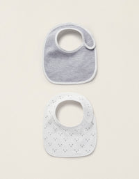 2 Babetes Newborn Cinza/Branco Zy Baby