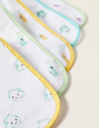 5 Baberos Coloridos ZY Baby